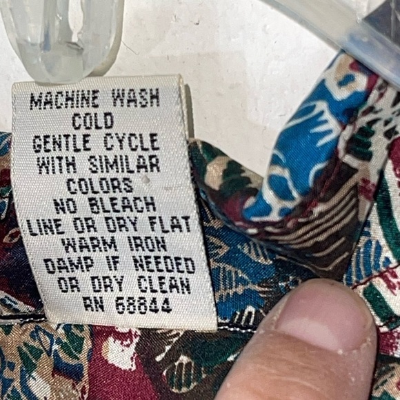 Chaimare silk long sleeve shirt size large GUC - Picture 7 of 7